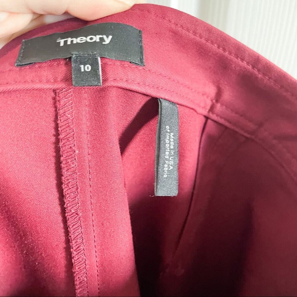 Theory Deep Raspberry Bimsa Approach Ankle Length… - image 4